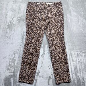 Pilcro and the Letterpress Serif Corduroy Pants Sz 32 Tree Print boho Grunge